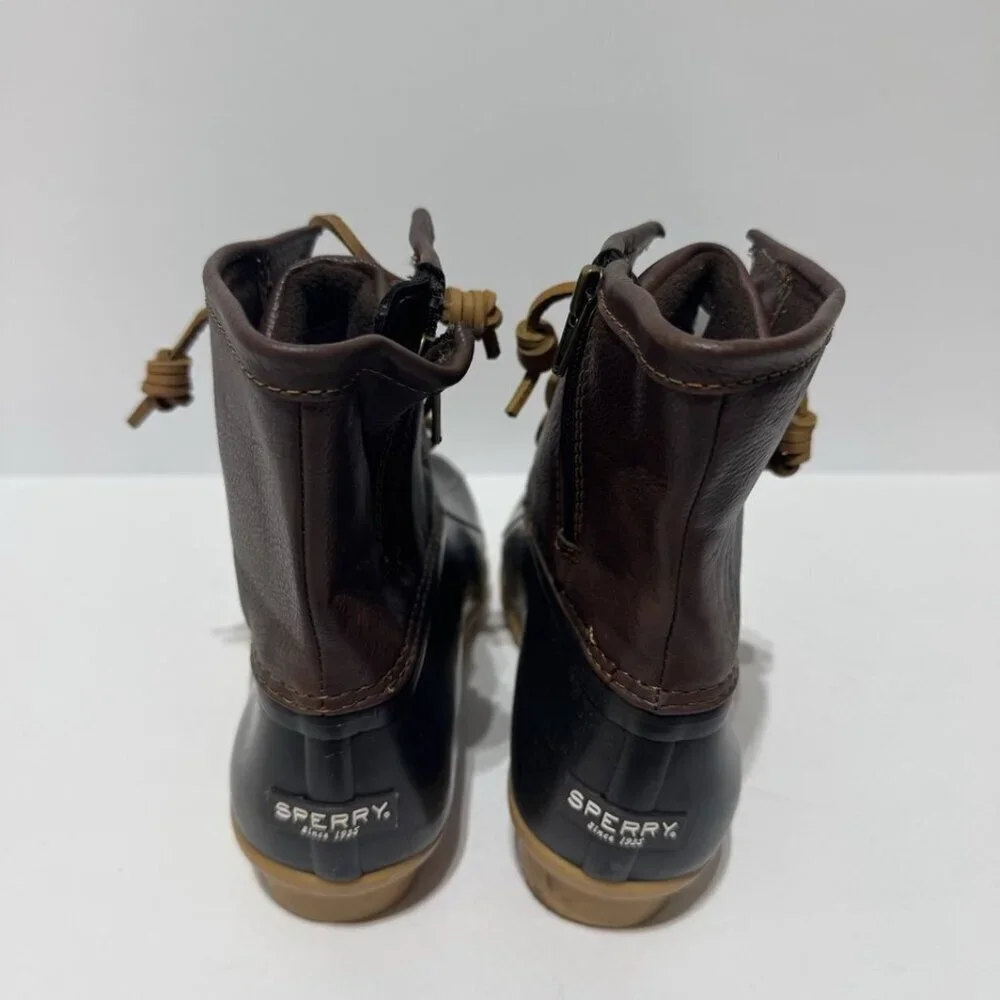Sperry Girls Saltwater Rain Boots Size 6 M